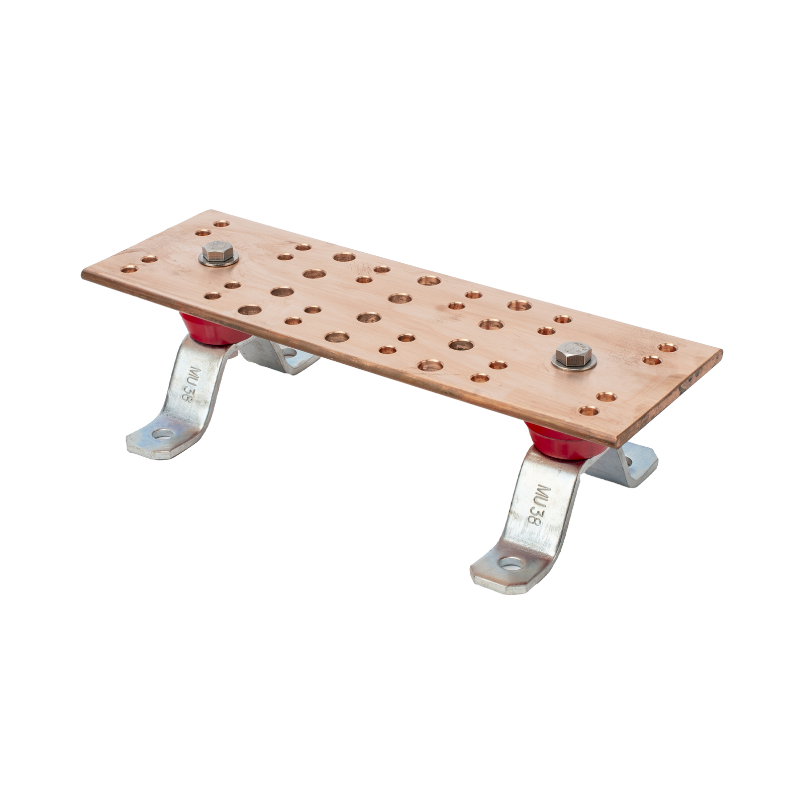 Barra de Unión para Telecomunicaciones (TMGB) de 12 in x 4 in x 1/4 in, Incluye Montaje para Muro y Aisladores, LINKEDPRO BY EPCOM LP-BUS-TMX12 - SILYMX