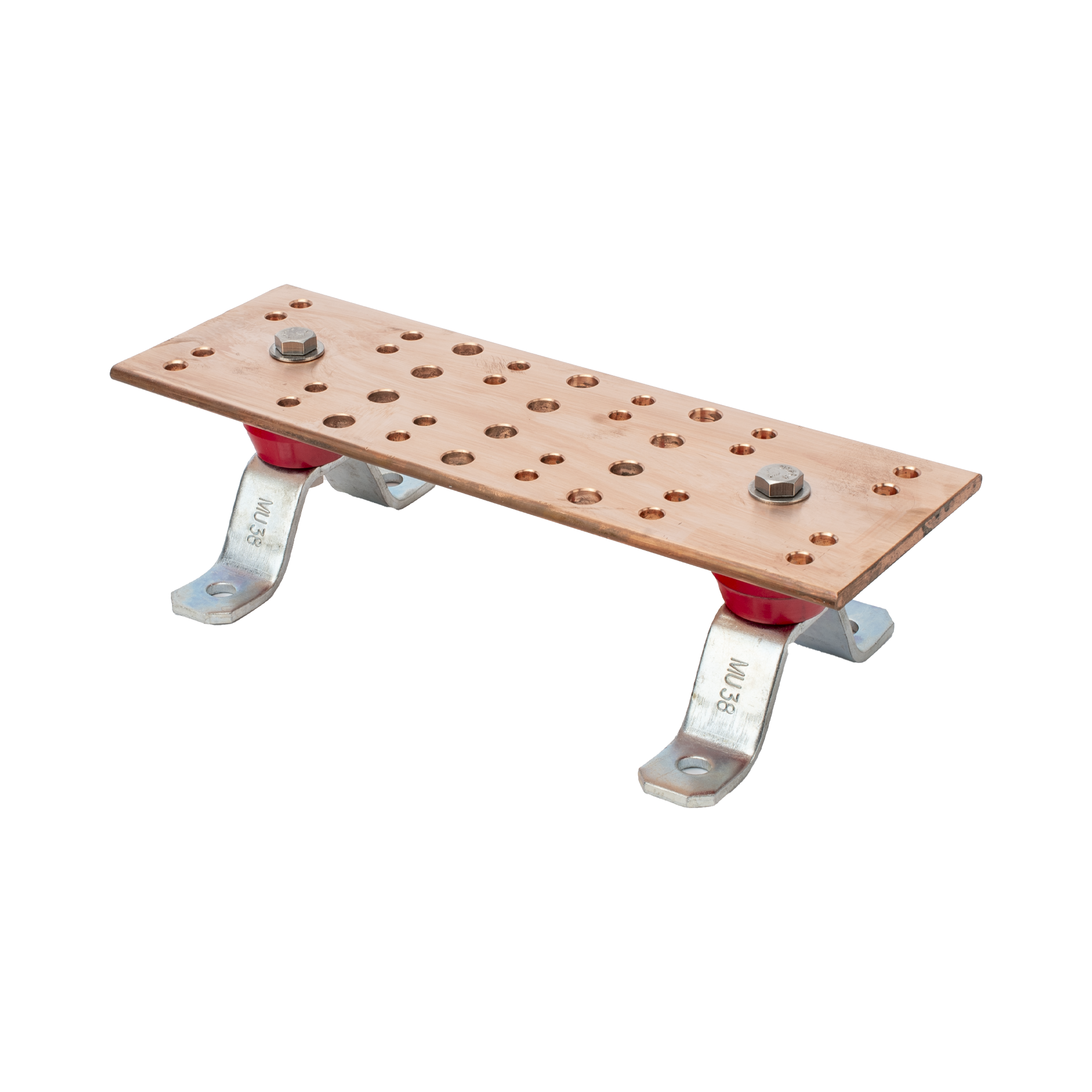 Barra de Unión para Telecomunicaciones (TMGB) de 12 in x 4 in x 1/4 in, Incluye Montaje para Muro y Aisladores, LINKEDPRO BY EPCOM LP-BUS-TMX12 - SILYMX