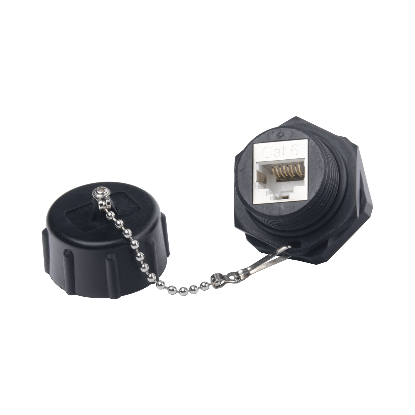 Jack Industrial RJ45 Categoria 6 Blindado IP67 Waterproof Resistente Agua Polvo Exterior LINKEDPRO LP-C6WP-JK - SILYMX