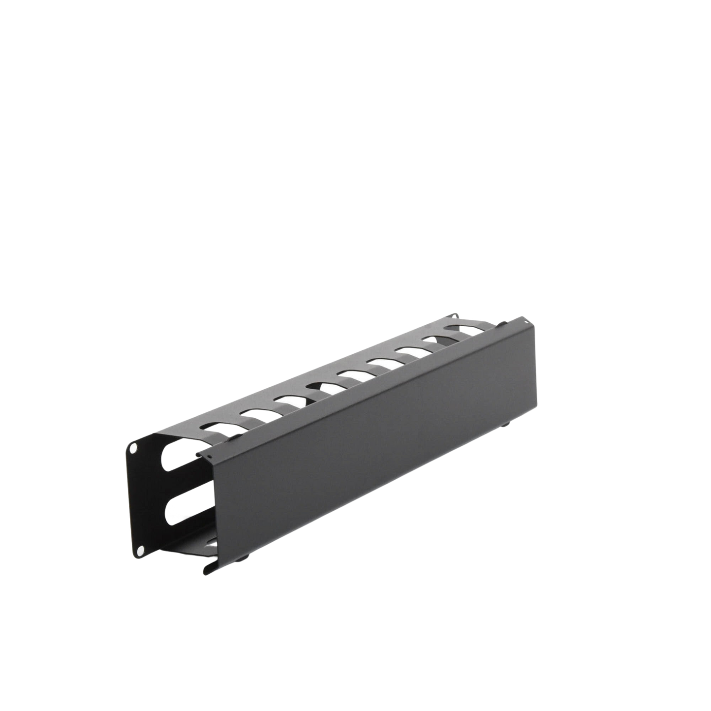 Organizador de Cables Horizontal 2U para Rack 19" con Cubierta Metálica | LPCM-042U - SILYMX