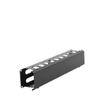 Organizador de Cables Horizontal 2U para Rack 19" con Cubierta Metálica | LPCM-042U - SILYMX