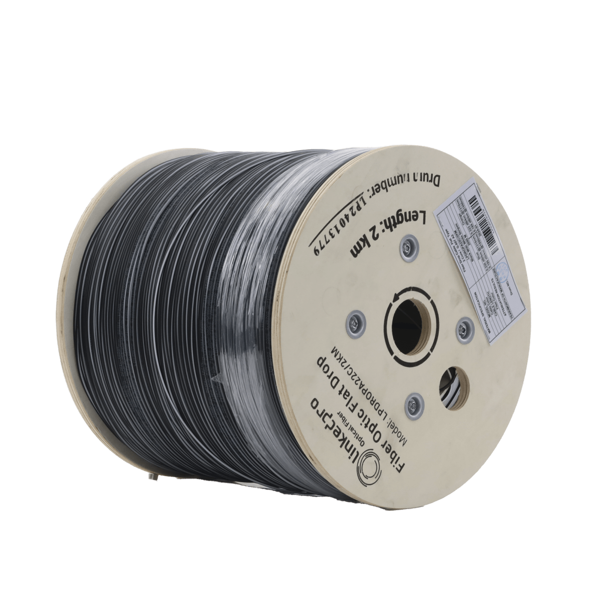 Cables Fibra ÓpticaLINKEDPRO BY EPCOMLPDROPA22C/2KMCable Fibra Óptica Drop Plana ISP 2 Hilos Monomodo G.657A2 Dieléctrica Negro LINKEDPRO LPDROPA22C/2KM - SILYMX