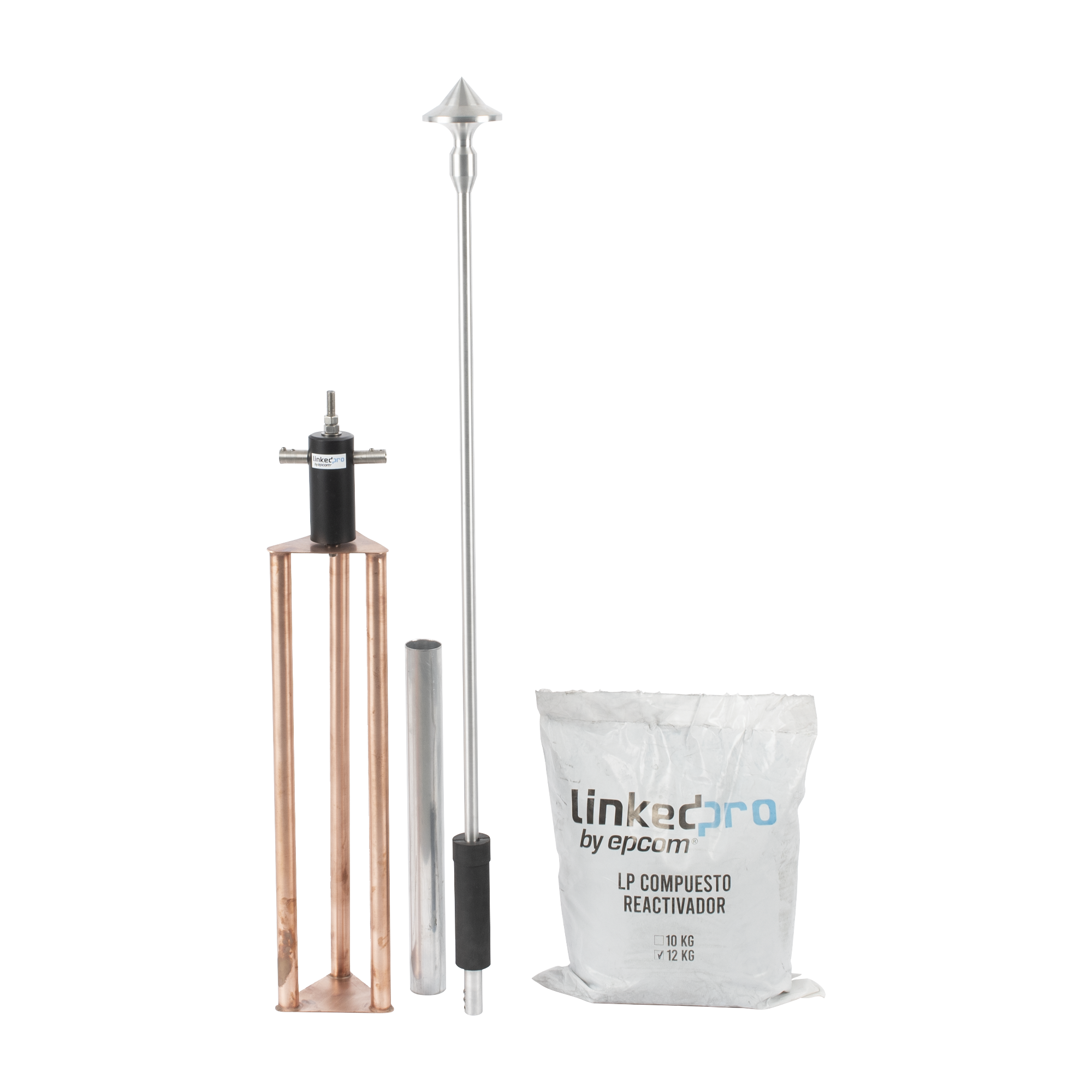 Punta Pararrayo de Aluminio de 50 m de Diámetro de Protección LINKEDPRO BY EPCOM LP-EPC-50D - SILYMX