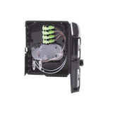 Cierre de Empalme para 24 fusiones de fibra óptica Interior/Exterior con 16 acopladores SC/APC y splitter 1x16 SC/APC Incluido IP65 - SILYMX