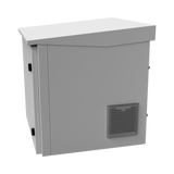 Gabinete de Exterior con Rack de 19" de 9UR con Ventiladores y Termostato (Montaje a poste o torre se vende por separado) LP-FORTE-09U-R3 - SILYMX