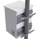 Herraje Para Fijación A Pared Torre O Poste Compatible Con Lp-Forte-16Ur3 Y Lp-Forte-24U-R3 - SILYMX