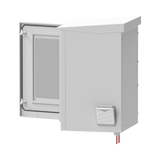 Gabinete De Exterior Con Rack De 19" De 16U Con Ventiladores Y Termostato (Montaje A Poste O Torre Se Vende Por Separado) - SILYMX