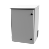 Gabinete De Exterior Con Rack De 19" De 16U Con Ventiladores Y Termostato (Montaje A Poste O Torre Se Vende Por Separado) - SILYMX