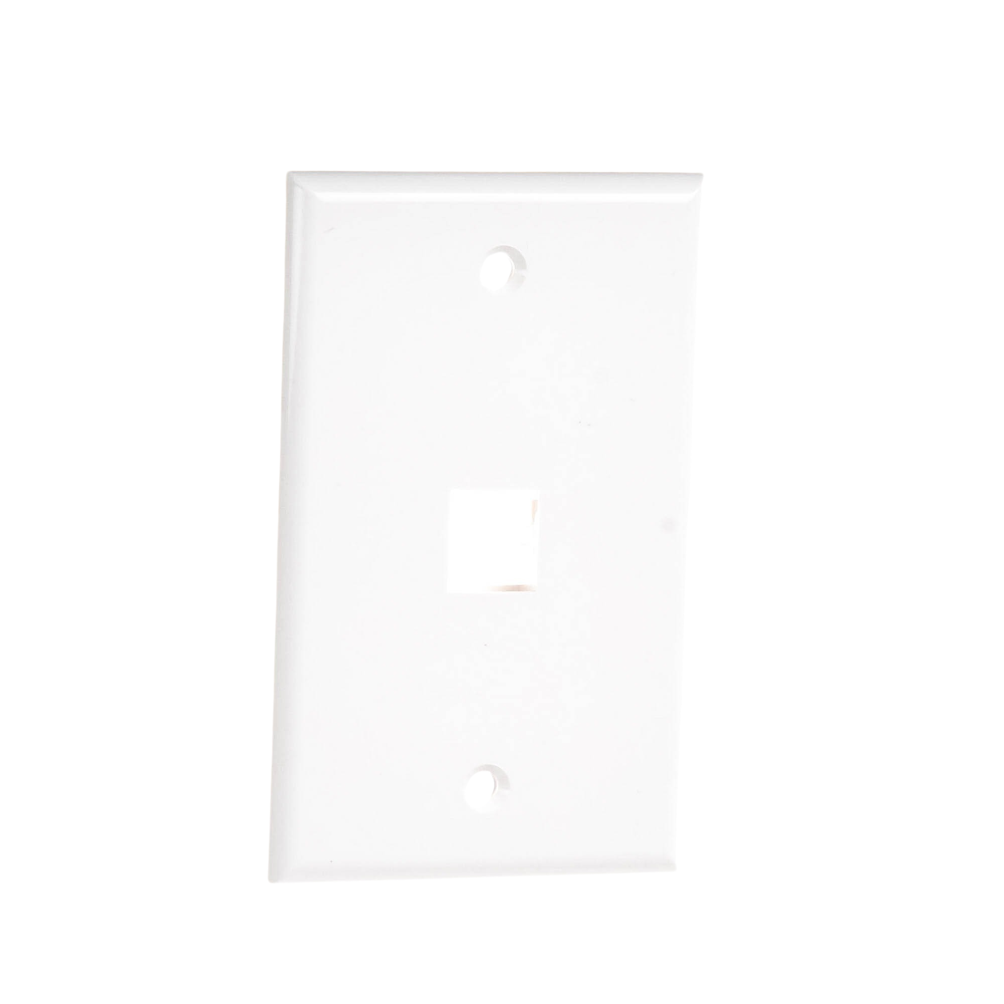 Placa de pared faceplate de 1 puerto Keystone Color Blanco Linkedpro LP-FP-16