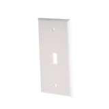 Placa de pared faceplate de 1 puerto Keystone Color Blanco Linkedpro LP-FP-16