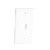 Placa de pared faceplate de 1 puerto Keystone Color Blanco Linkedpro LP-FP-16