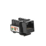 Jack Keystone Cat5e LinkedPro LP-KJ-505-BK | Módulo RJ45 Negro con Terminación 110 Punchdown - SILYMX
