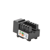 Jack Keystone Cat5e LinkedPro LP-KJ-505-BK | Módulo RJ45 Negro con Terminación 110 Punchdown - SILYMX