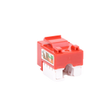Jack Keystone Cat5e LinkedPro LP-KJ-505-RD | Módulo RJ45 Rojo con Terminación 110 Punchdown