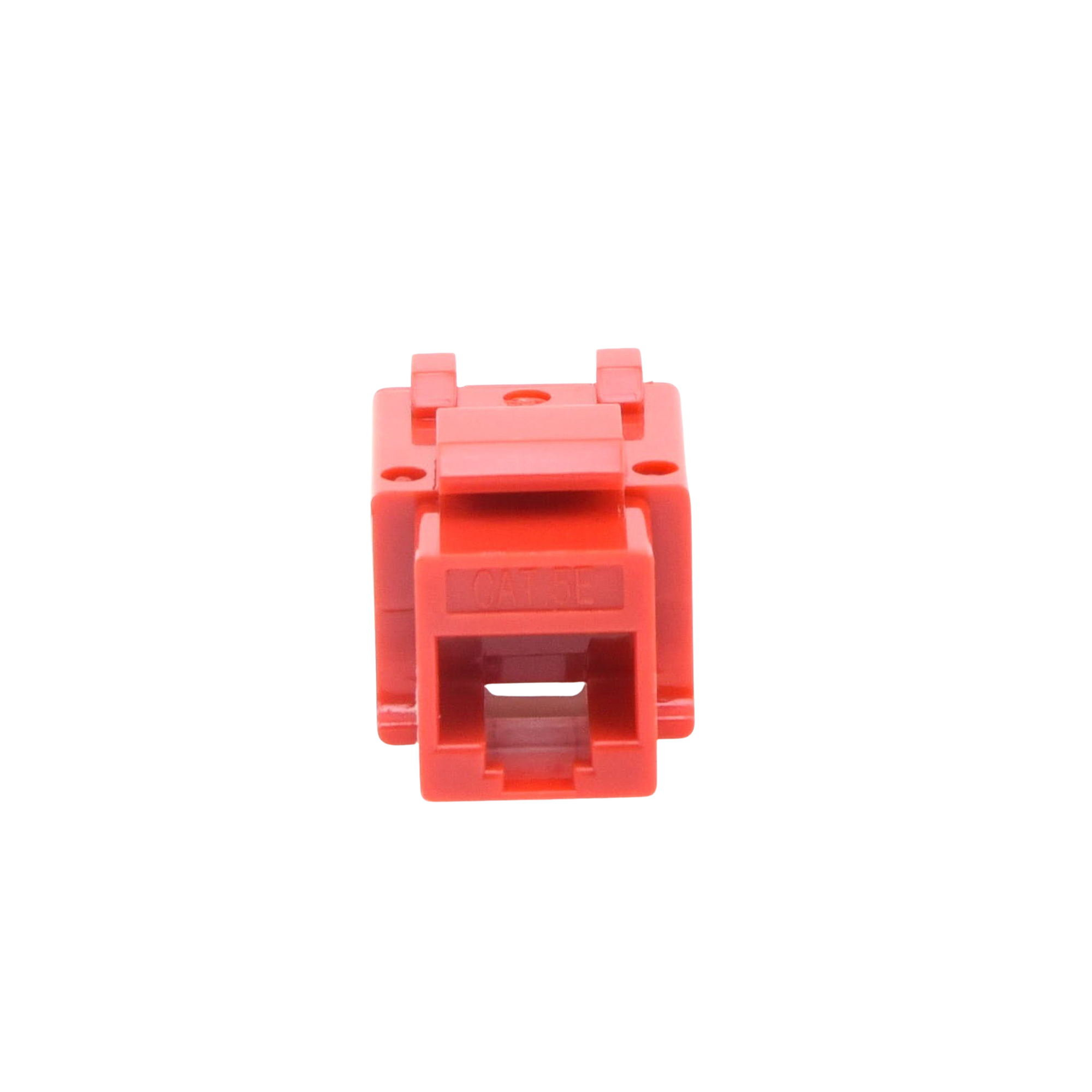 Jack Keystone Cat5e LinkedPro LP-KJ-505-RD | Módulo RJ45 Rojo con Terminación 110 Punchdown
