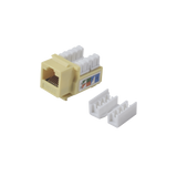 Jack Keystone Cat5e LinkedPro LP-KJ-505-YE | Módulo RJ45 Amarillo con Terminación 110 Punchdown - SILYMX