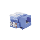 Módulo Jack 110 Cat6, Keystone para faceplate - Color Azul LP-KJ-601-BU