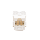 Módulo Jack Keystone Cat6 con terminación 110 (Punchdown) para faceplate - Color Blanco - SILYMX