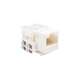 Módulo Jack Keystone Cat6 con terminación 110 (Punchdown) para faceplate - Color Blanco - SILYMX
