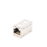 Acoplador Blindado STP Cat6 Hembra RJ45 a RJ45 2 Puertos Alta Velocidad 1000 Mbps Redes Ethernet - LINKEDPRO LPKJ647 - SILYMX