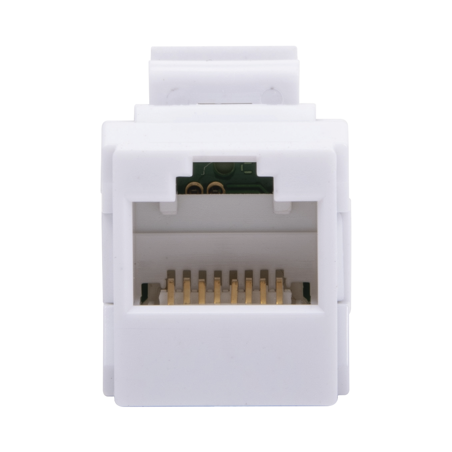 Acoplador Jack UTP Cat6A hembra RJ45 a RJ45 hembra Color Blanco LPKJUC6A - SILYMX