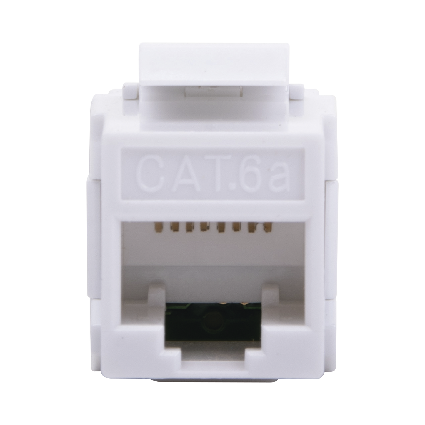 Acoplador Jack UTP Cat6A hembra RJ45 a RJ45 hembra Color Blanco LPKJUC6A - SILYMX