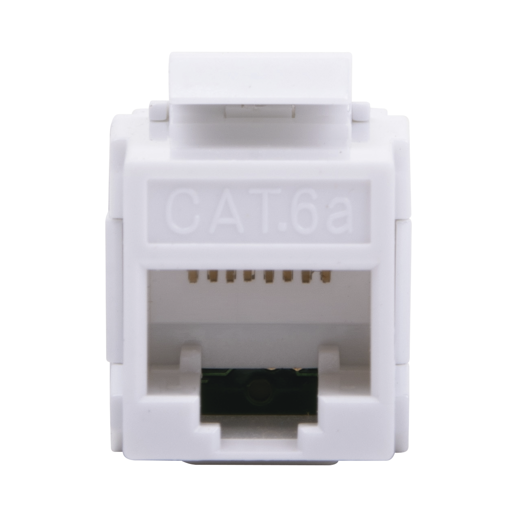 Acoplador Jack UTP Cat6A hembra RJ45 a RJ45 hembra Color Blanco LPKJUC6A - SILYMX