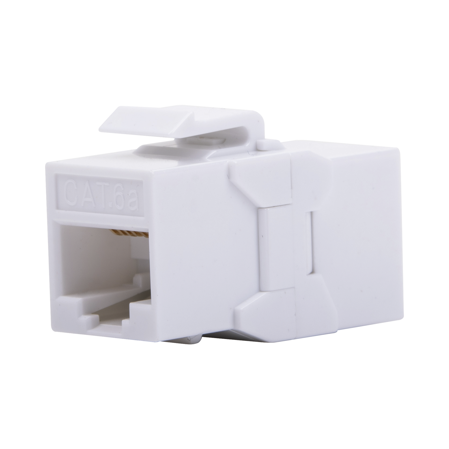 Acoplador Jack UTP Cat6A hembra RJ45 a RJ45 hembra Color Blanco LPKJUC6A - SILYMX