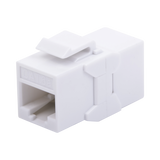 Acoplador Jack UTP Cat6A hembra RJ45 a RJ45 hembra Color Blanco LPKJUC6A - SILYMX