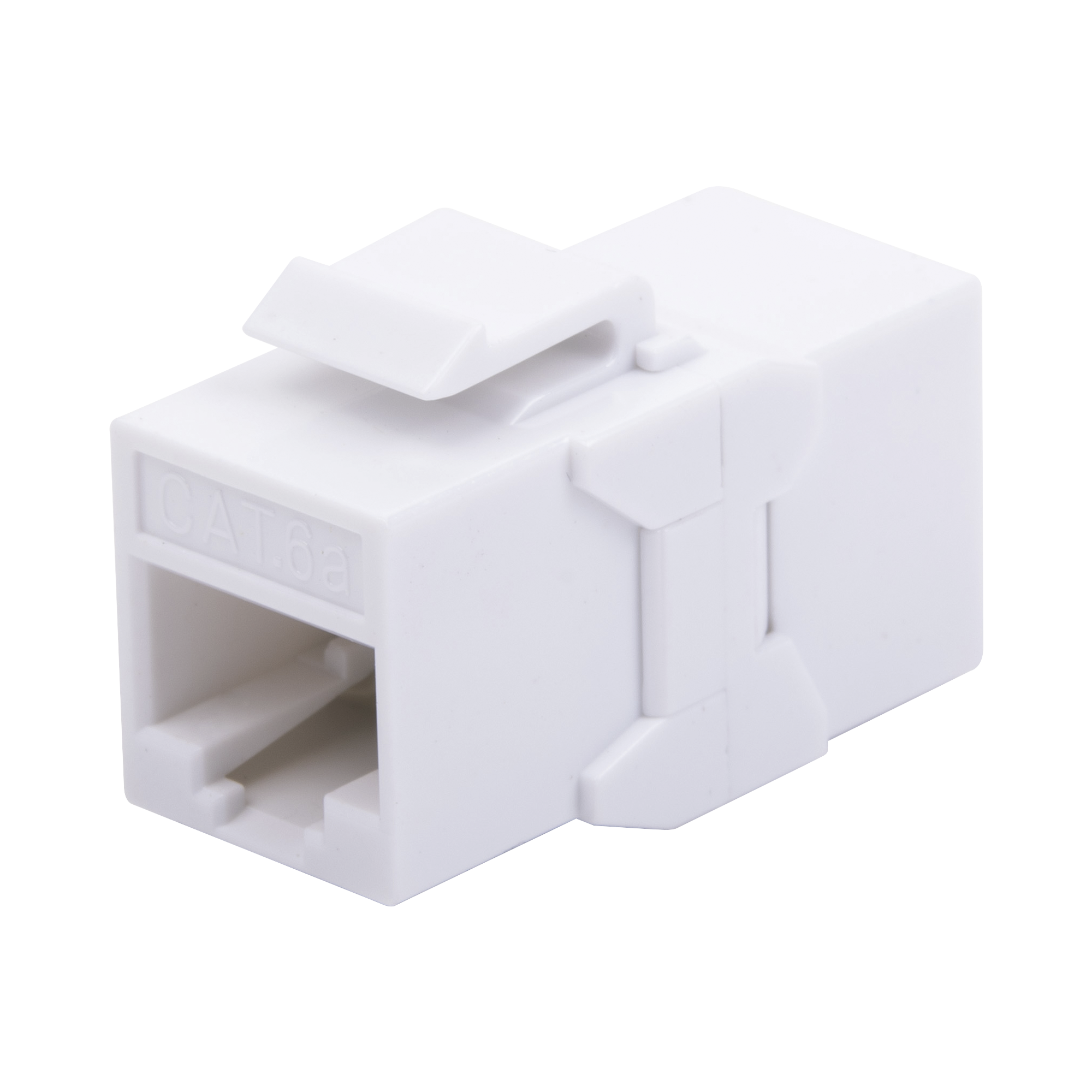 Acoplador Jack UTP Cat6A hembra RJ45 a RJ45 hembra Color Blanco LPKJUC6A - SILYMX