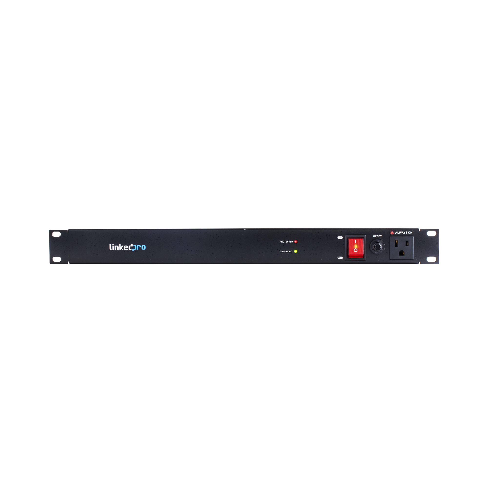 PDU para Distribución de Energía Montaje en Rack 11 salidas Instalación Horizontal de 19in 1U 15 Amp 120 Vca LINKEDPRO BY EPCOM LP-PDU-11 - SILYMX