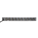 PDU para Distribución de Energía en Rack 19” – 1U – 11 Salidas – 120 Vca / 15A – Con Display e Indicador LED LP-PDU-11DP - SILYMX