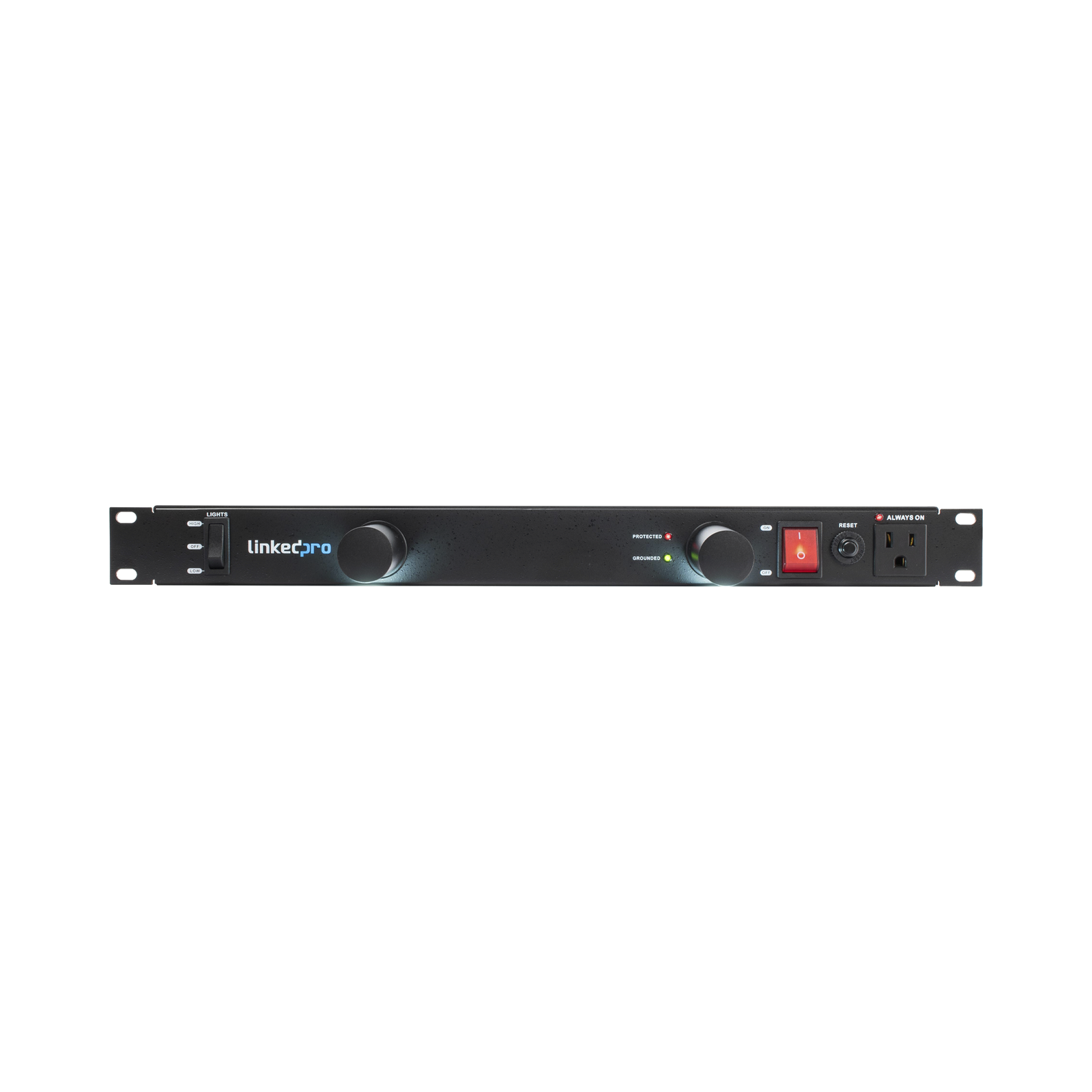PDU para Distribución de Energía, Montaje en Rack, 11 salidas, Instalación Horizontal, de 19in, 1U, 15 Amp, 120 Vca, Con Indicador Led LINKEDPRO BY EPCOM LP-PDU-11LED - SILYMX