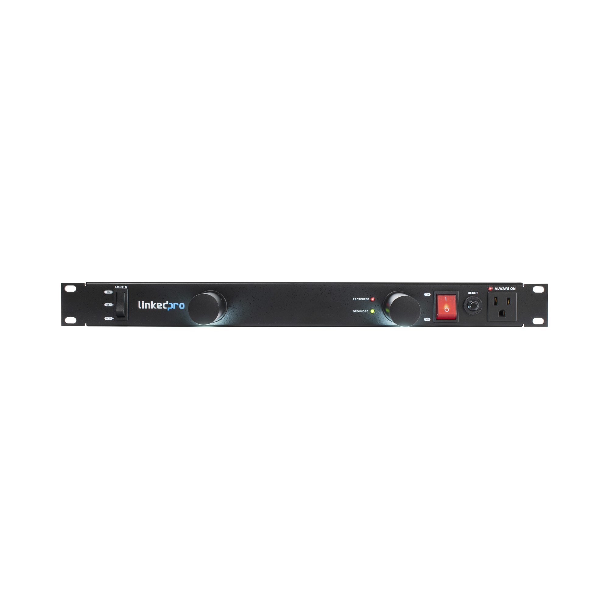 PDU para Distribución de Energía, Montaje en Rack, 11 salidas, Instalación Horizontal, de 19in, 1U, 15 Amp, 120 Vca, Con Indicador Led LINKEDPRO BY EPCOM LP-PDU-11LED - SILYMX