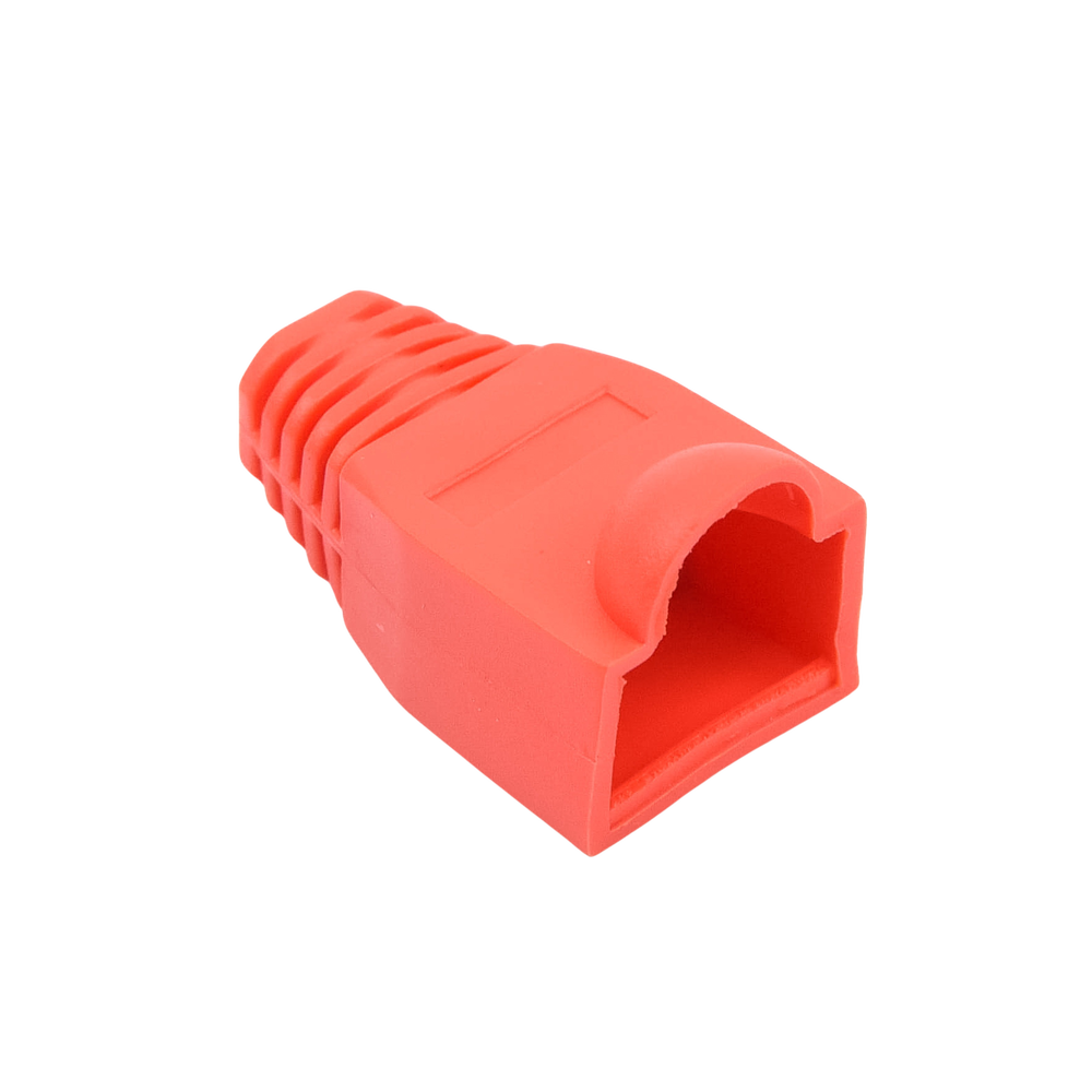 Capa Plástica para protección de Plug RJ45, Color Rojo LP-PG8-025-RD