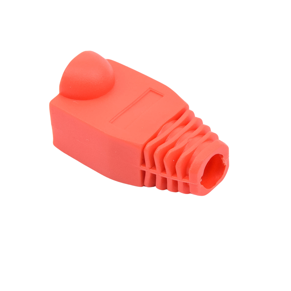 Capa Plástica para protección de Plug RJ45, Color Rojo LP-PG8-025-RD