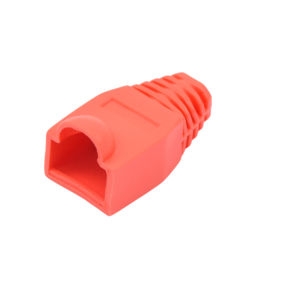 Capa Plástica para protección de Plug RJ45, Color Rojo LP-PG8-025-RD