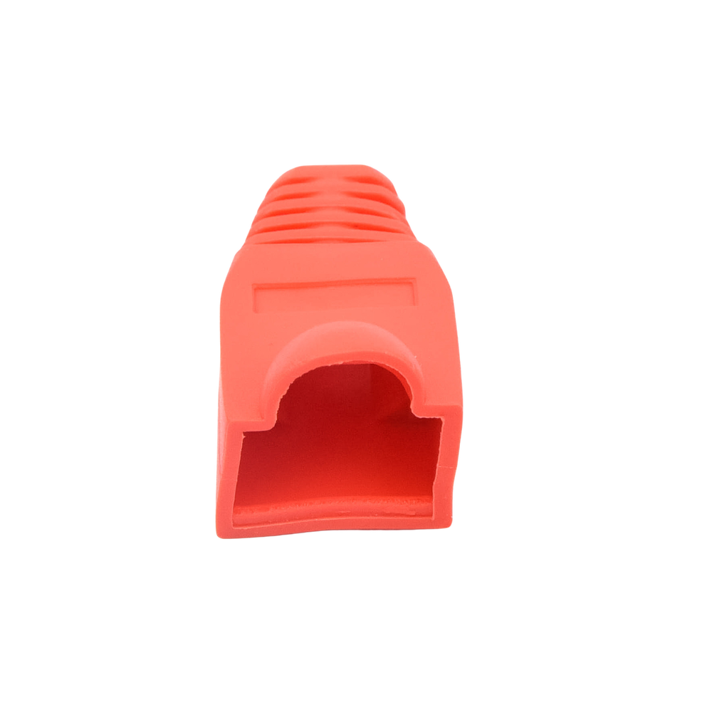 Capa Plástica para protección de Plug RJ45, Color Rojo LP-PG8-025-RD