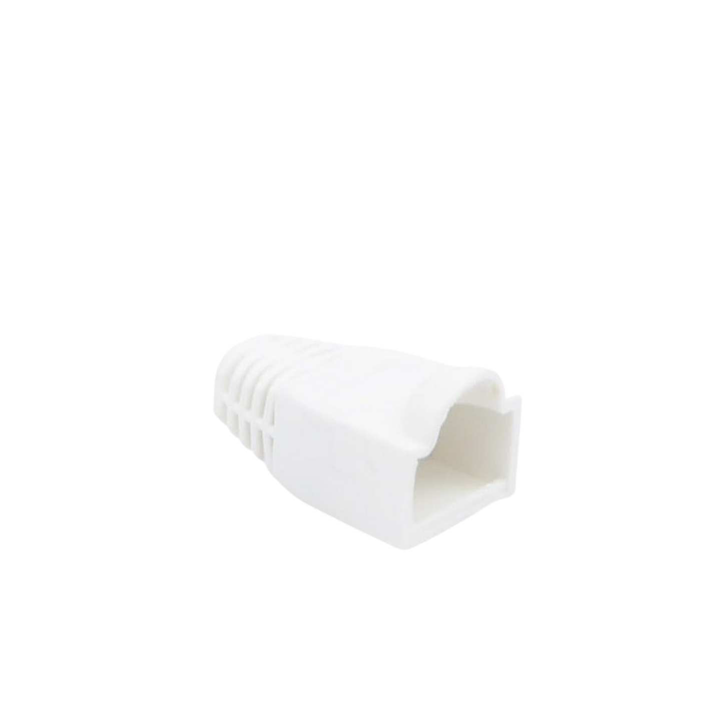 Capa Bota Plástica para protección de Plug RJ45 Color Blanco LP-PG8-025-WH