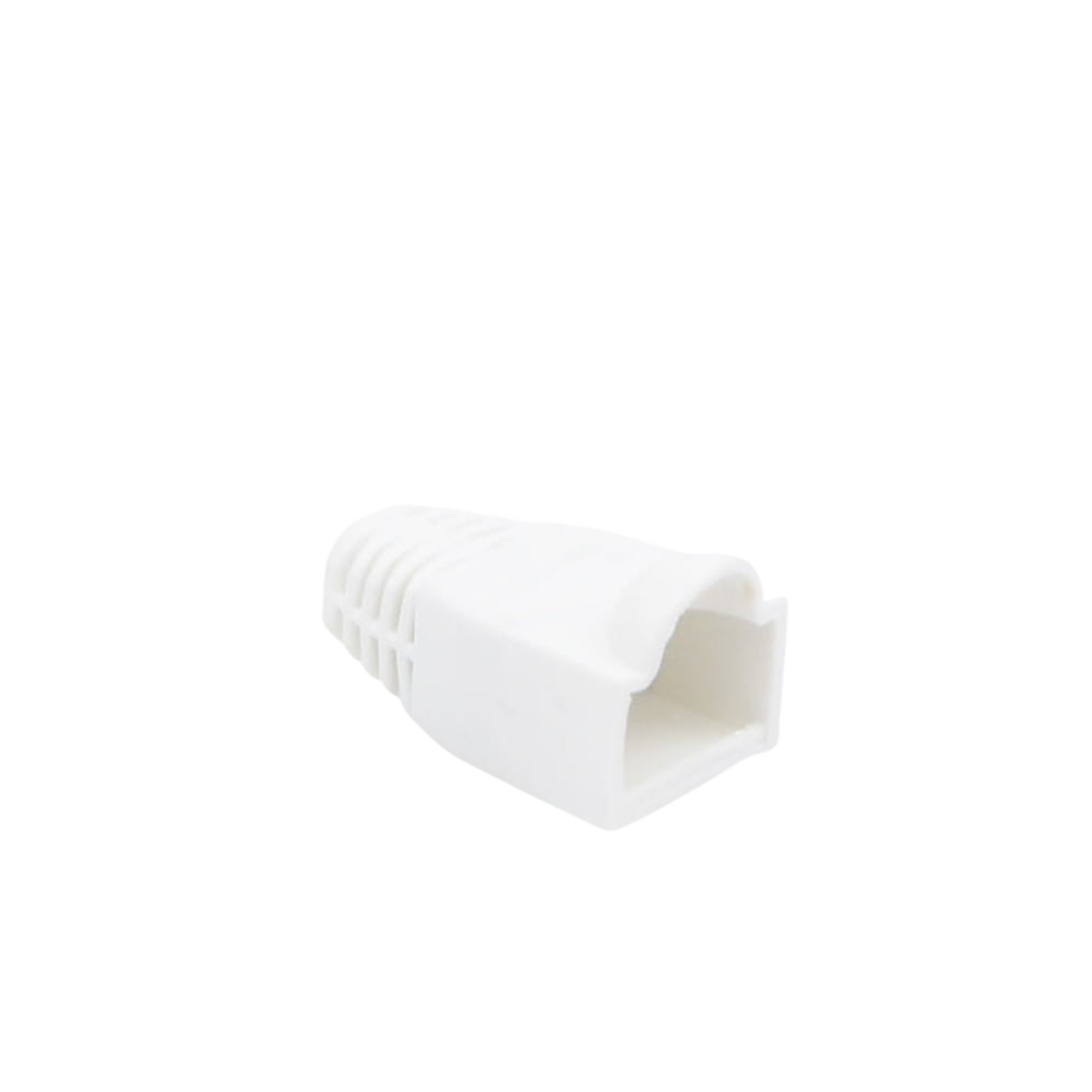 Capa Bota Plástica para protección de Plug RJ45 Color Blanco LP-PG8-025-WH