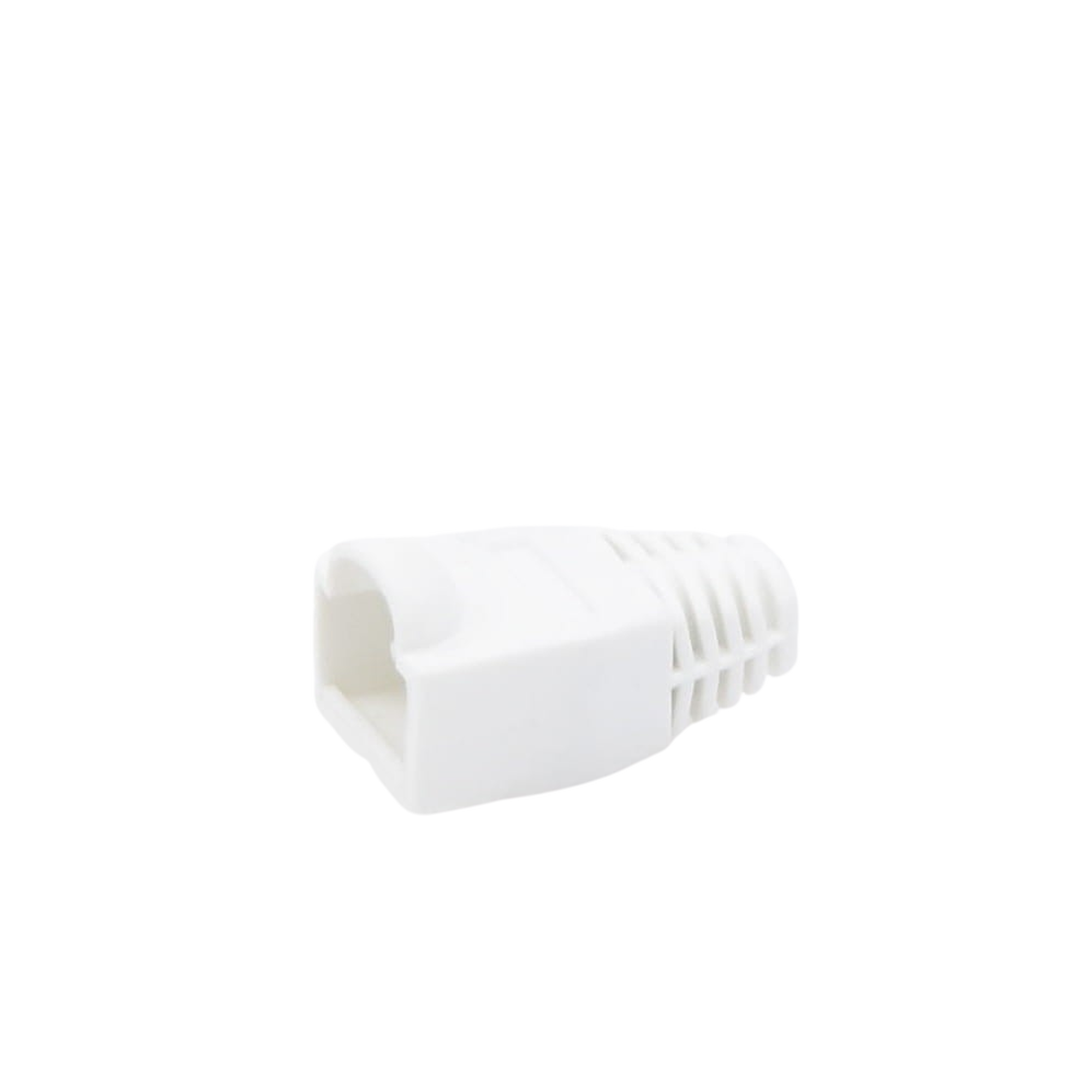 Capa Bota Plástica para protección de Plug RJ45 Color Blanco LP-PG8-025-WH
