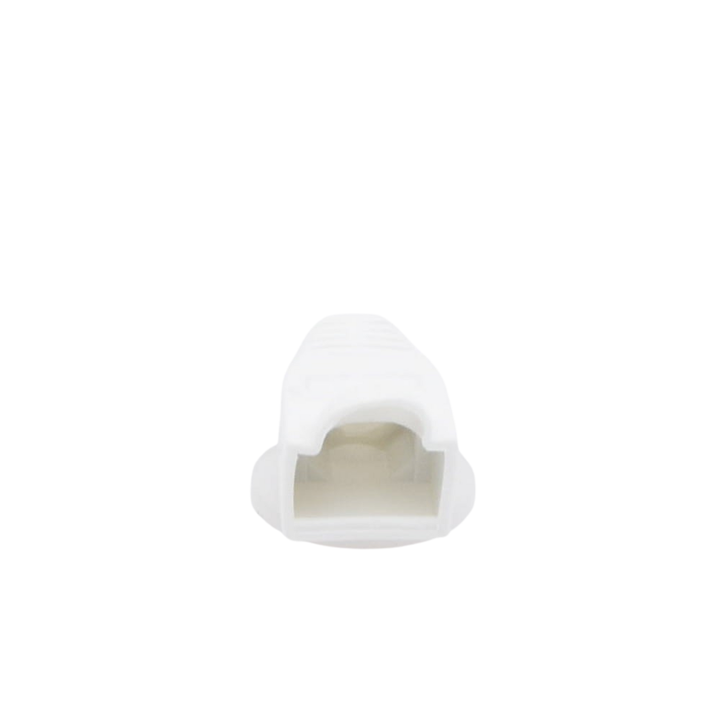 Capa Bota Plástica para protección de Plug RJ45 Color Blanco LP-PG8-025-WH