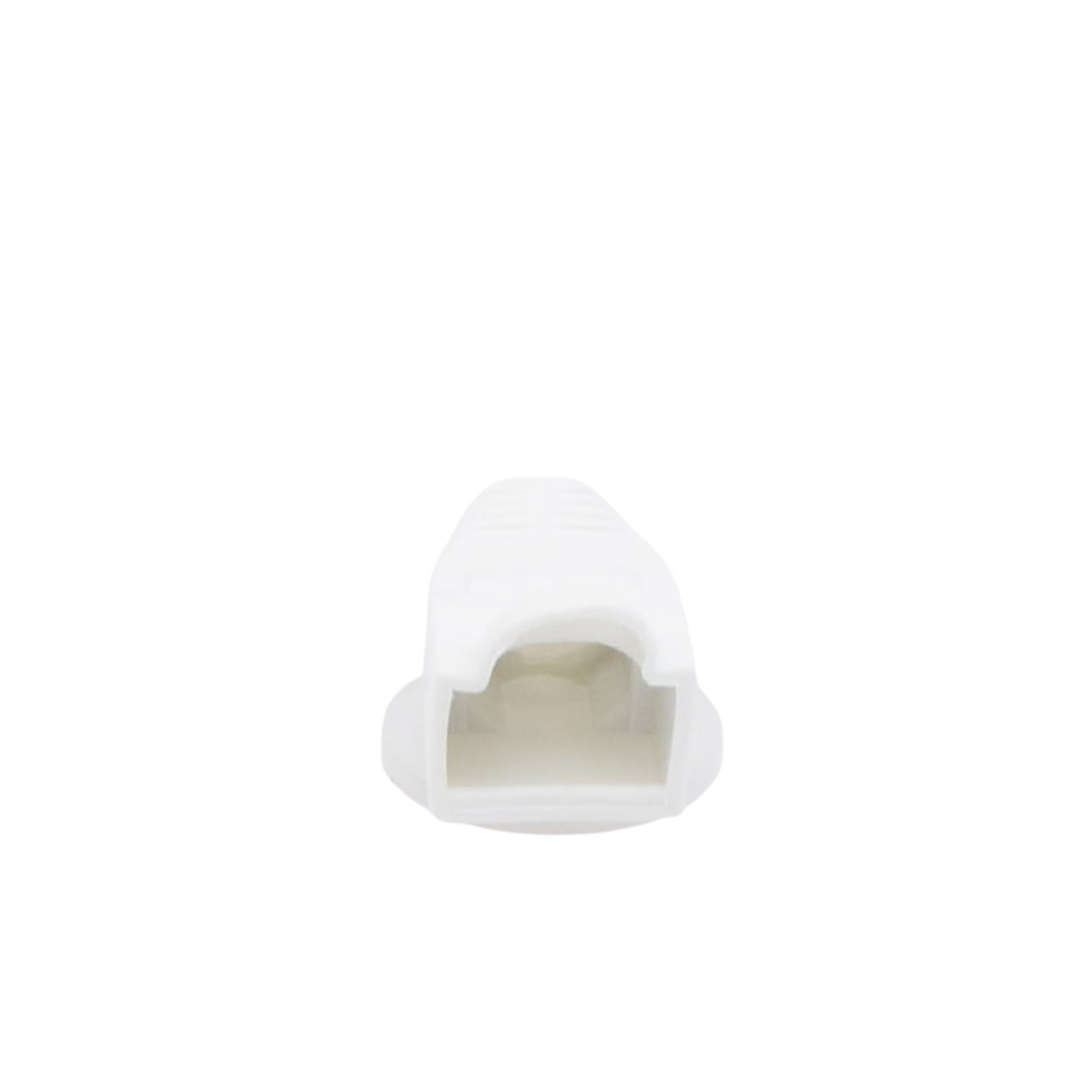Capa Bota Plástica para protección de Plug RJ45 Color Blanco LP-PG8-025-WH