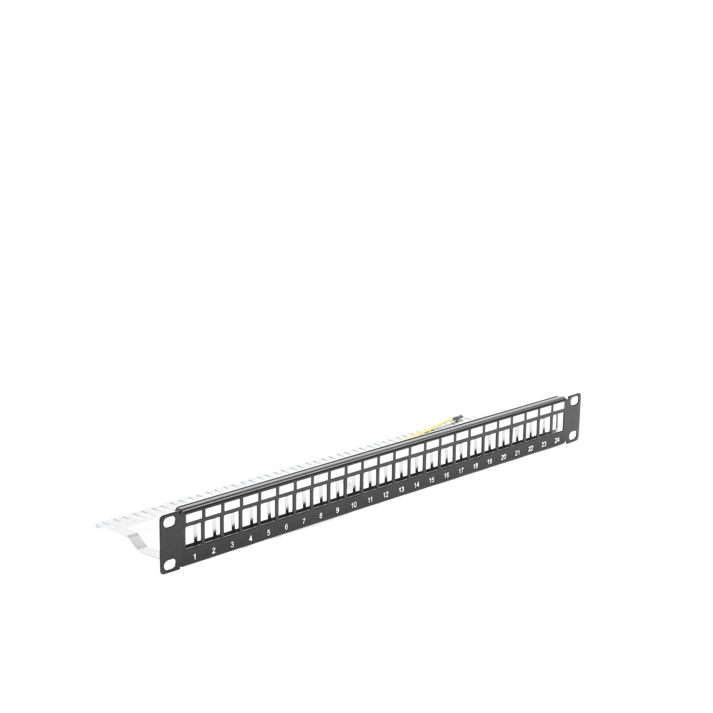 Patch Panel Modular Blindado (STP) de 24 Puertos con Barra Organizadora | LINKEDPRO BY EPCOM LP-PP-23-STP-BK-24P - SILYMX