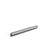 Patch Panel Modular Blindado (STP) de 24 Puertos con Barra Organizadora | LINKEDPRO BY EPCOM LP-PP-23-STP-BK-24P - SILYMX