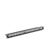Patch Panel Modular Sin Blindaje 24 Puertos 1U Barra Organizadora LINKEDPRO LP-PP-23-UTP-BK-24P - SILYMX