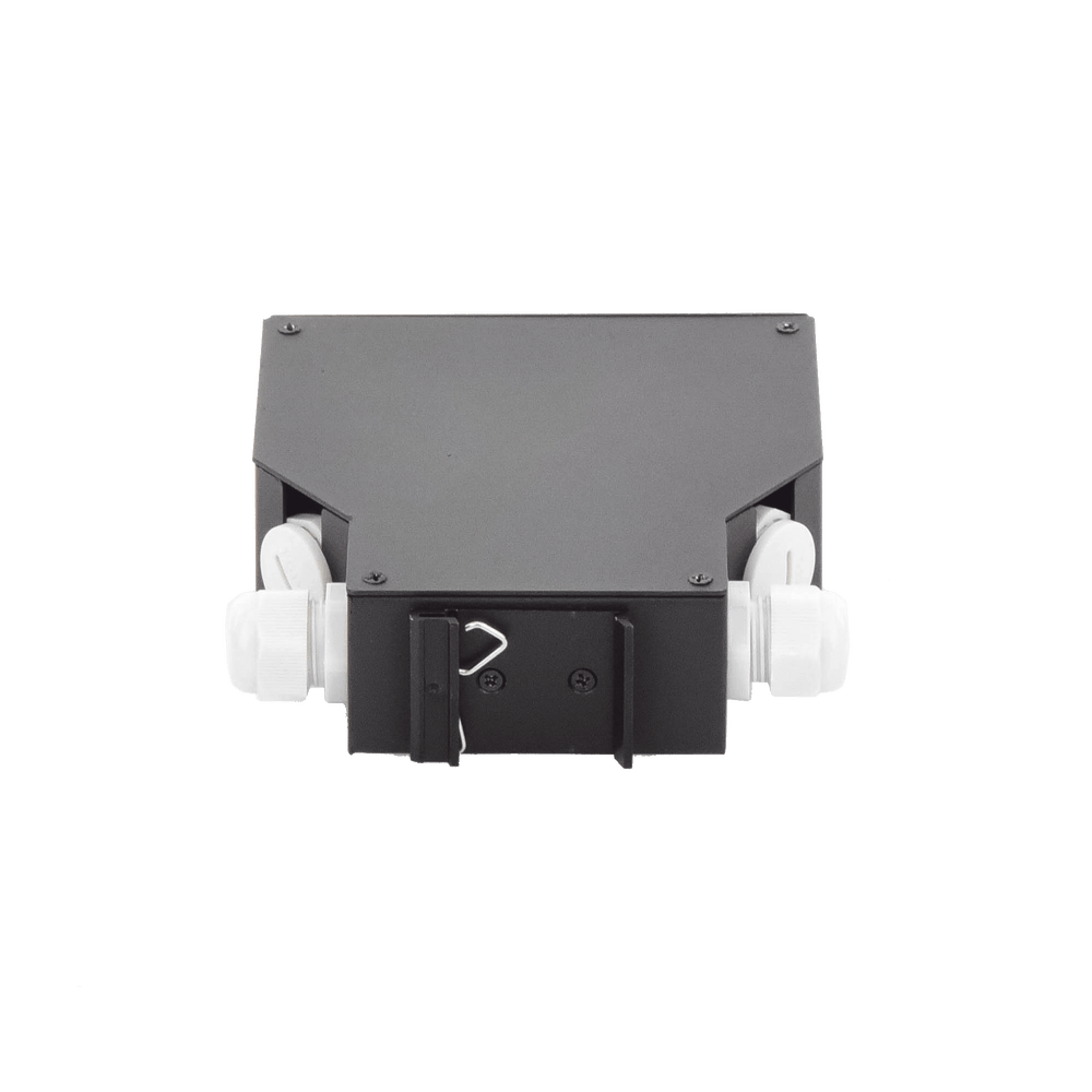 Distribuidor de Fibra Óptica para Riel Din, 6 Acopladores SC/APC Duplex Monomodo con Charola de Empalme - SILYMX