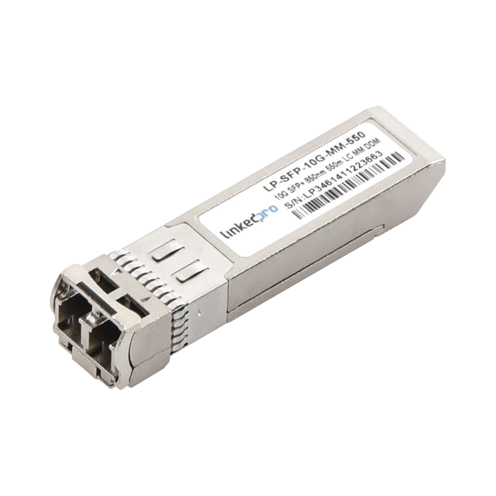 Transceptor Óptico SFP+ (Mini-Gbic) Multimodo 850 nm 10 Gbps 10GBASE-SR Conectores LC/UPC Dúplex DDM Hasta 550 m - SILYMX