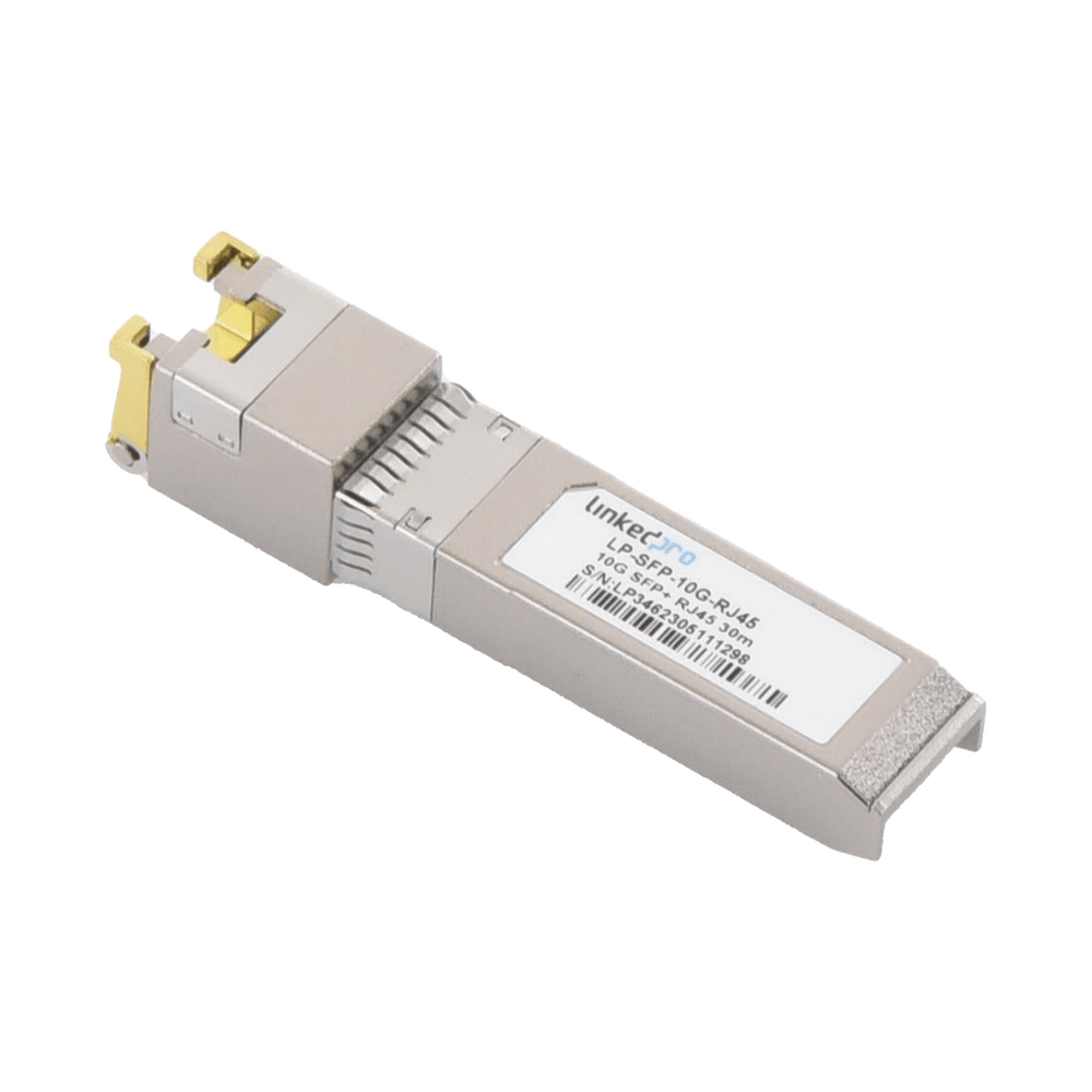 Transceptor Óptico SFP+ a RJ45 10 Gbps Conector RJ45 10GBASE-T Distancia de hasta 30 m LP-SFP-10G-RJ45 - SILYMX