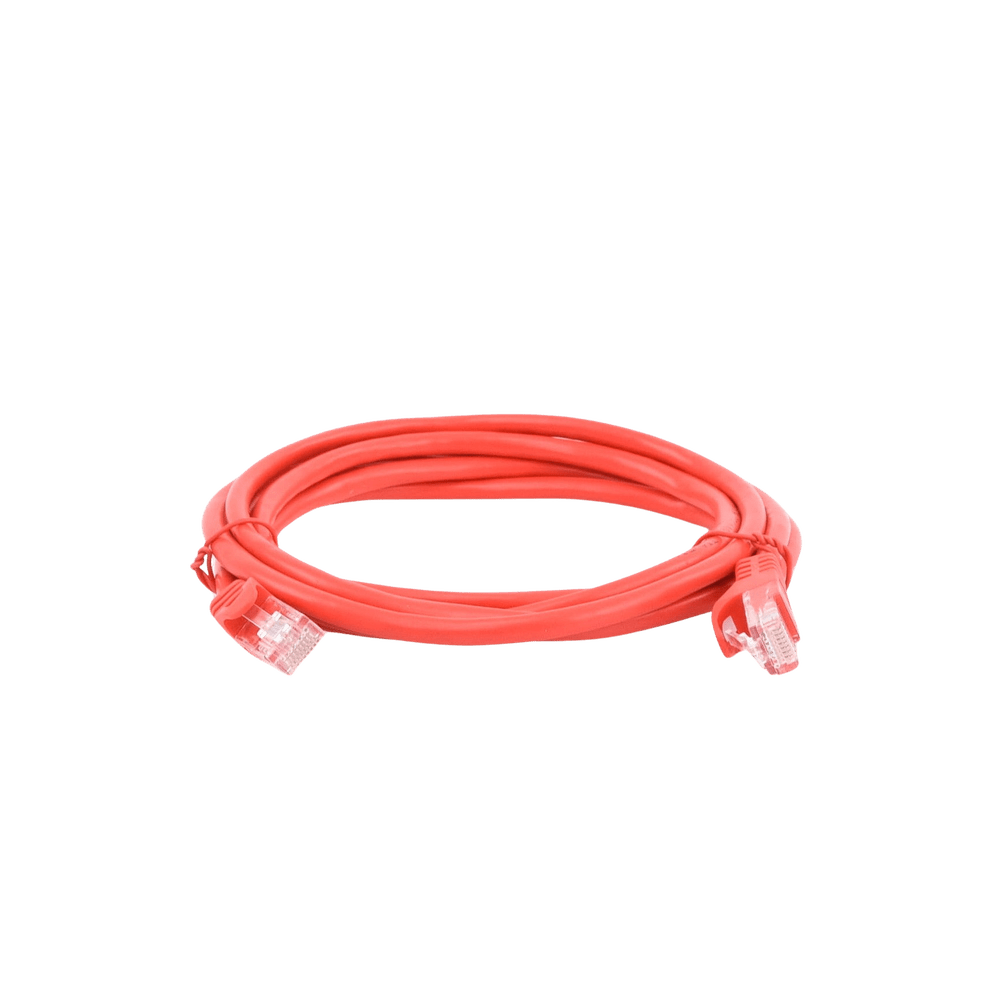 Cable Patch Cord UTP  LINKEDPRO  Cat5e 2.0m. Rojo LP-UT3-200-RD - SILYMX